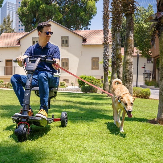 ATTO Folding Mobility Scooter by Movinglife: The Perfect Companion for Dog Walking