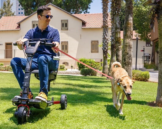 ATTO Folding Mobility Scooter by Movinglife: The Perfect Companion for Dog Walking