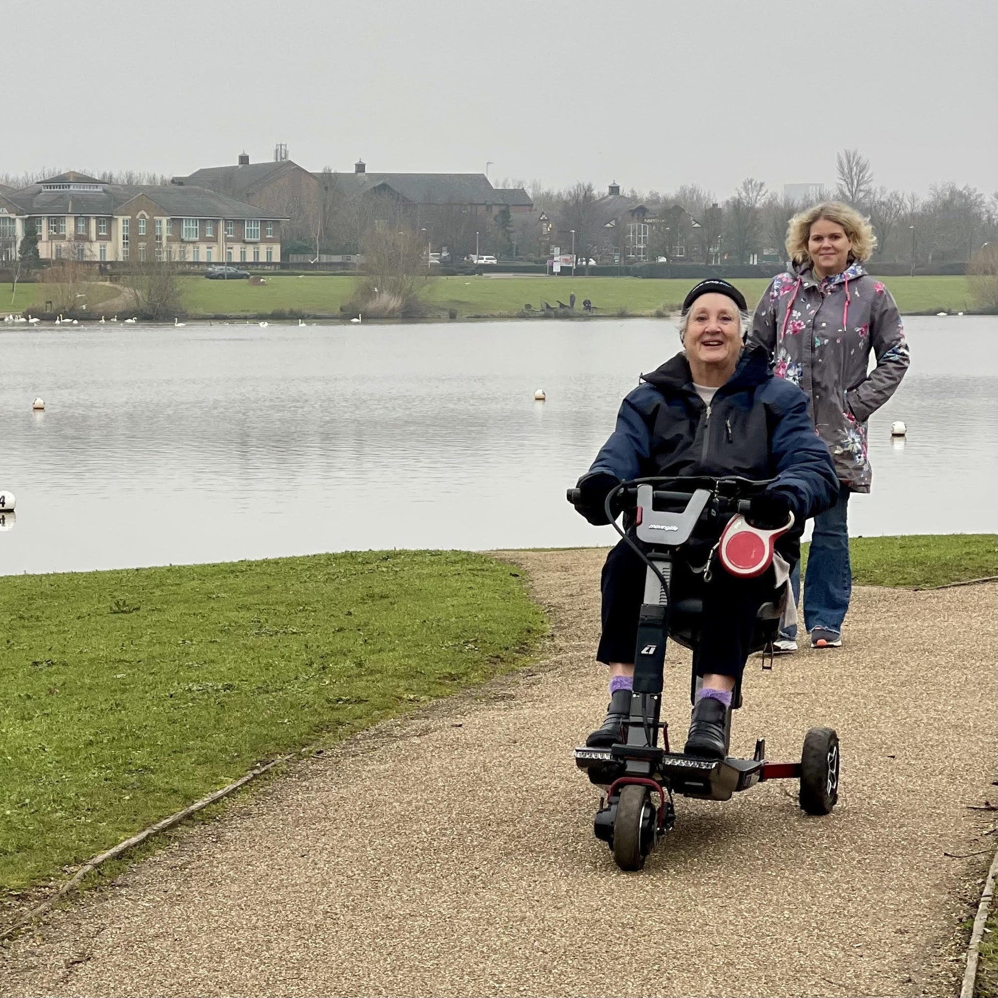 Exploring Furzton Lake with the ATTO Sport: A Scooter, Some Ducks, and a Full English