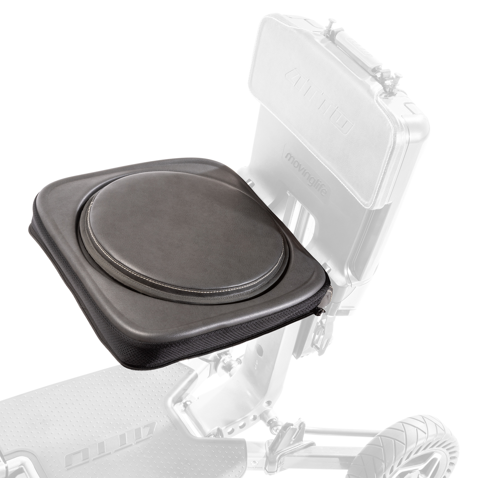 aTTO mOBILITY SCOOTER LUXURY SWIVEL SEAT LEATHER MOVINGLIFE UK