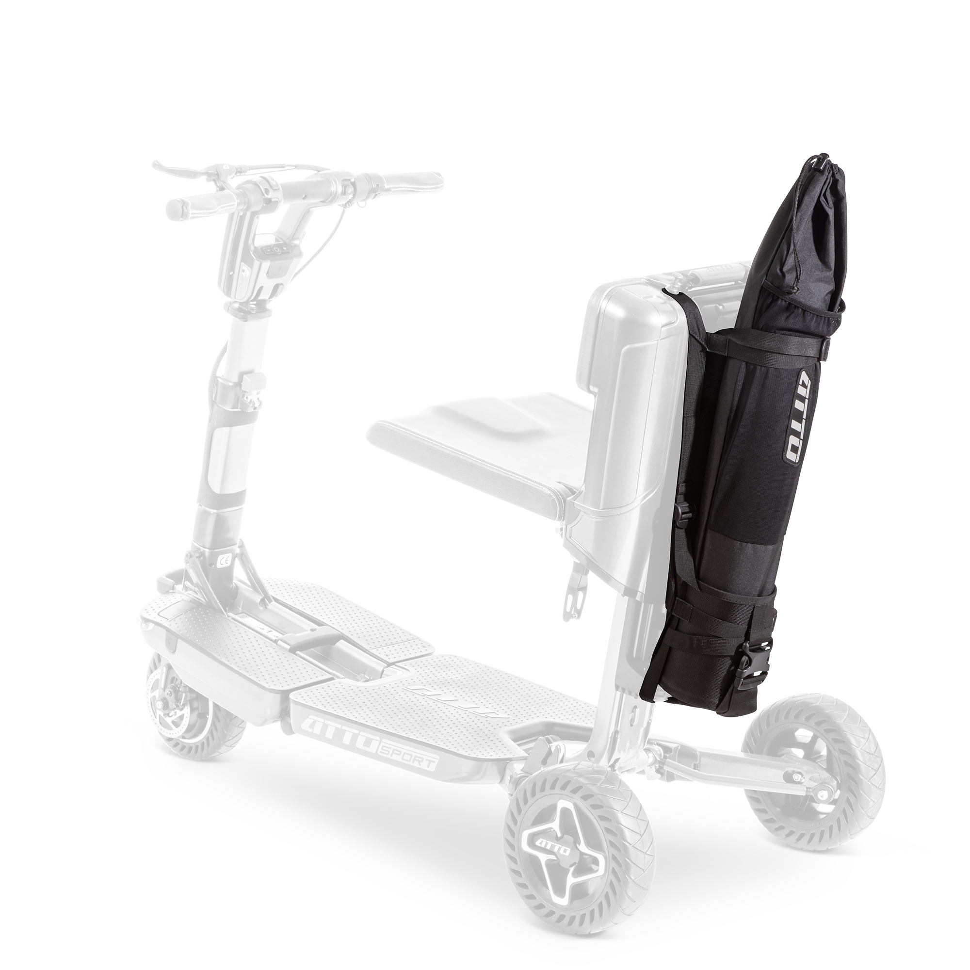 ATTO MOBILITY SCOOTER OXYGEN BOTTLE HOLDER & CASE MOVINGLIFE UK