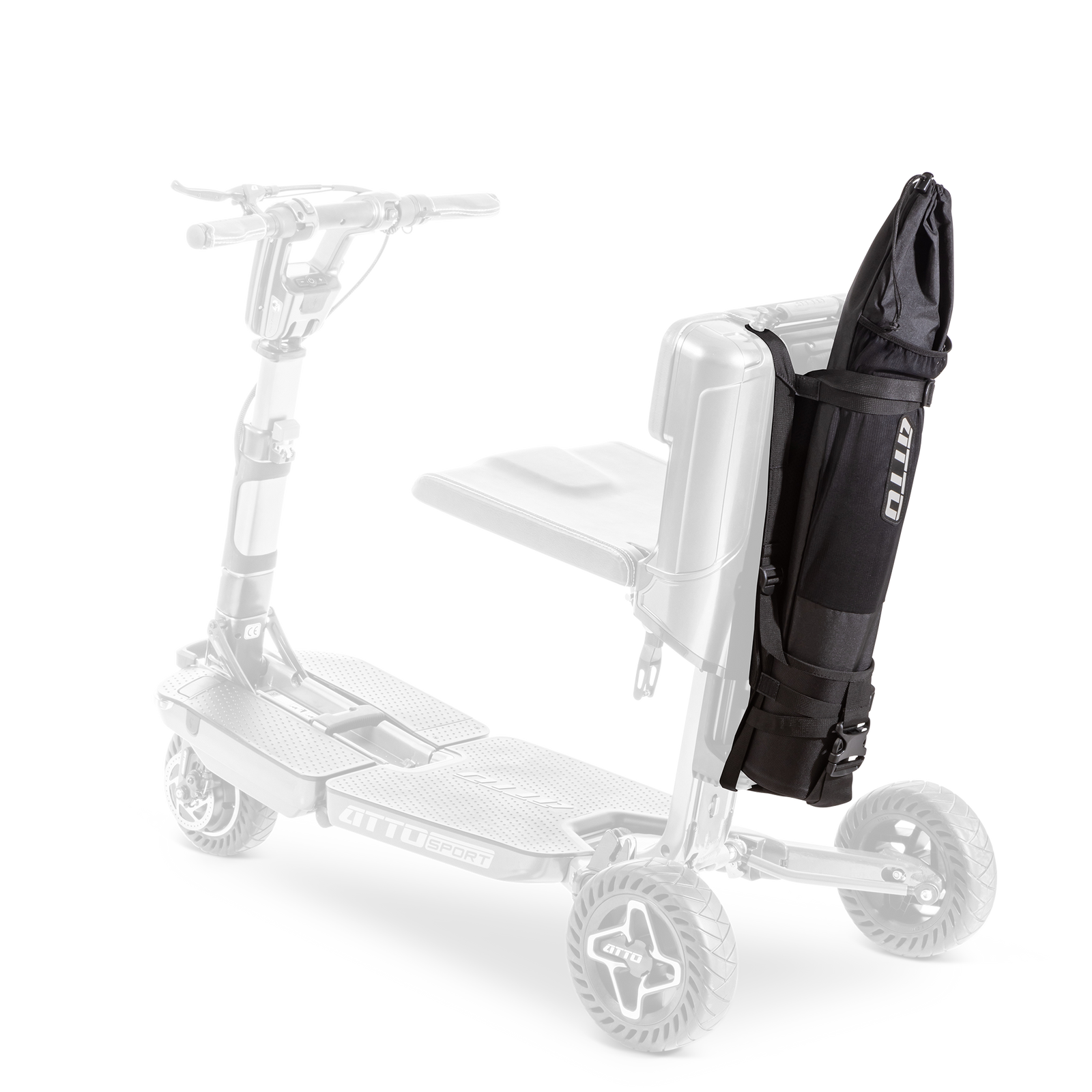 ATTO MOBILITY SCOOTER OXYGEN BOTTLE HOLDER & CASE MOVINGLIFE UK